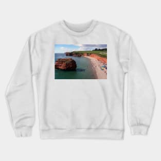 Ladram Bay Jurassic Coast Devon England Crewneck Sweatshirt